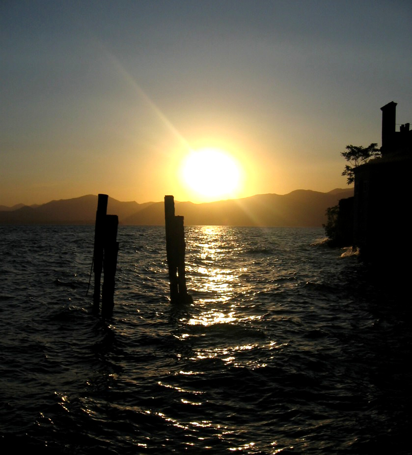 Sonneuntergang am Lago di Garda