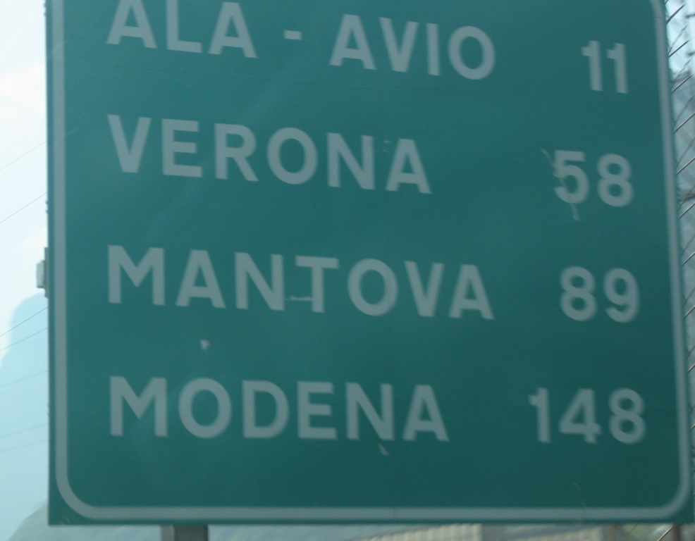 Gardaseeautobahn nach Verona