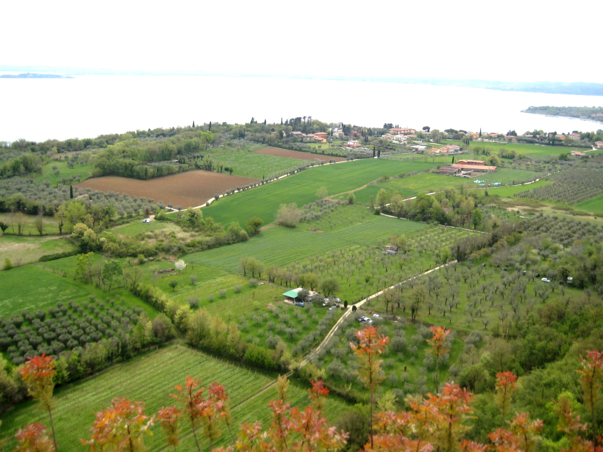 Ausblick vom Rocca di Manerba am Gardasee