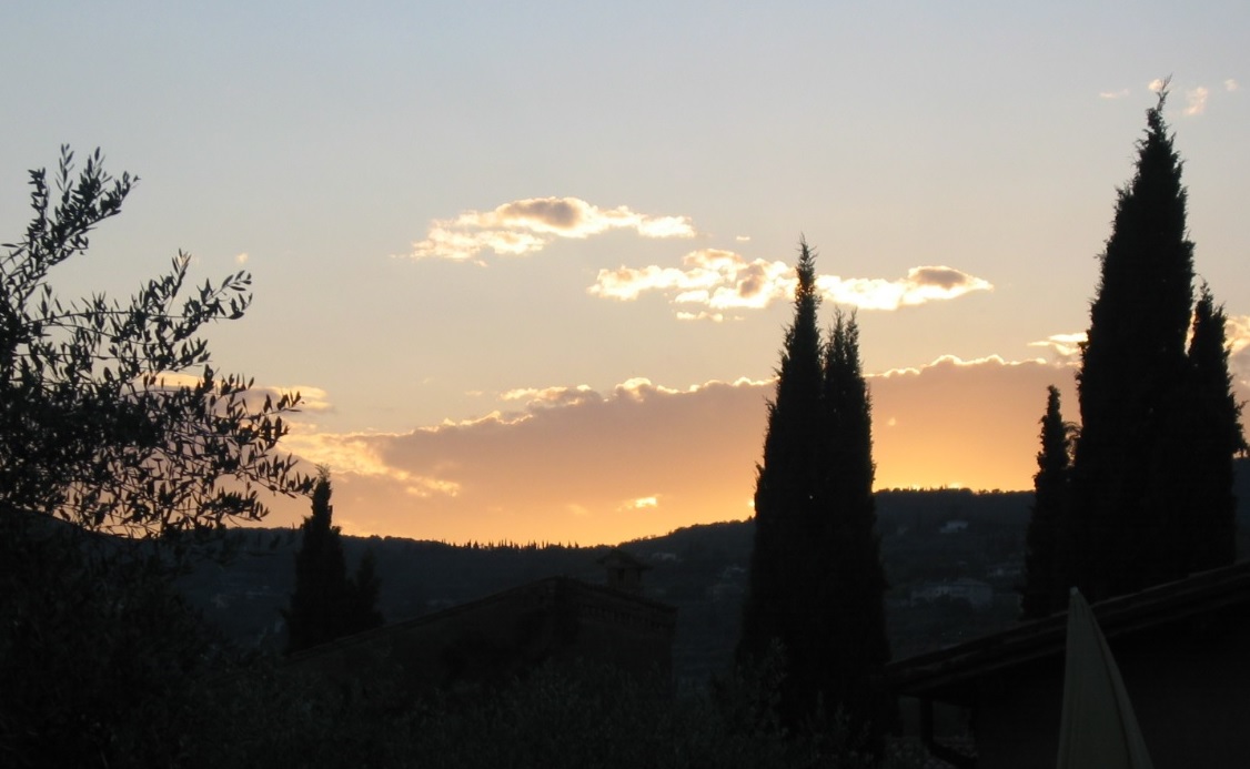Sonnenuntergang in Italien