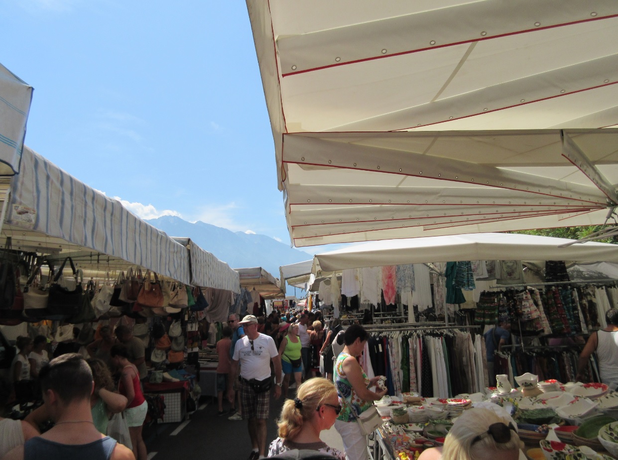 Wochenmarkt in Limone sul Garda